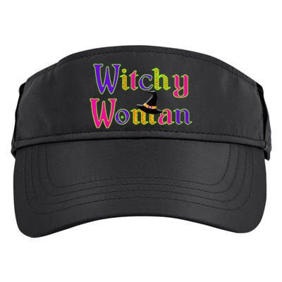 Halloween Funny Witch Witchy Woman Trick Treat Adult Drive Performance Visor