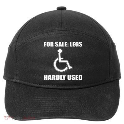Handicapped For Wheelchair Humor 7-Panel Snapback Hat
