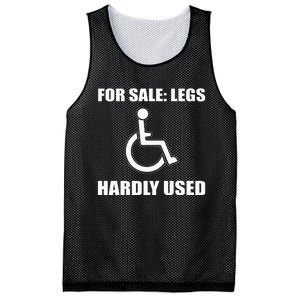 Handicapped For Wheelchair Humor Mesh Reversible Basketball Jersey Tank