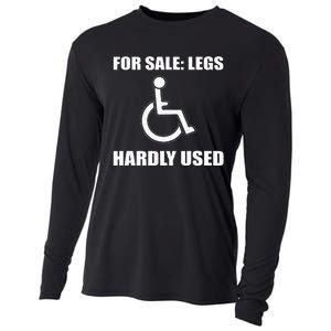 Handicapped For Wheelchair Humor Cooling Performance Long Sleeve Crew