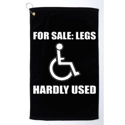 Handicapped For Wheelchair Humor Platinum Collection Golf Towel