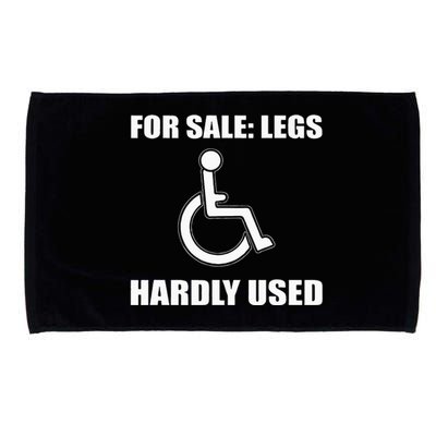 Handicapped For Wheelchair Humor Microfiber Hand Towel