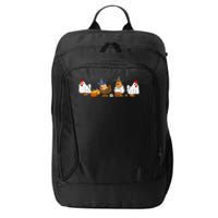 Halloween Funny Witch Spooky Chicken Costume Chick Or Treat City Backpack