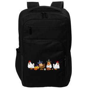 Halloween Funny Witch Spooky Chicken Costume Chick Or Treat Impact Tech Backpack