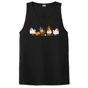 Halloween Funny Witch Spooky Chicken Costume Chick Or Treat PosiCharge Competitor Tank