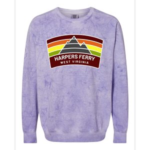 Harpers Ferry West Virginia Mountains Wv Vacation Souvenir Colorblast Crewneck Sweatshirt