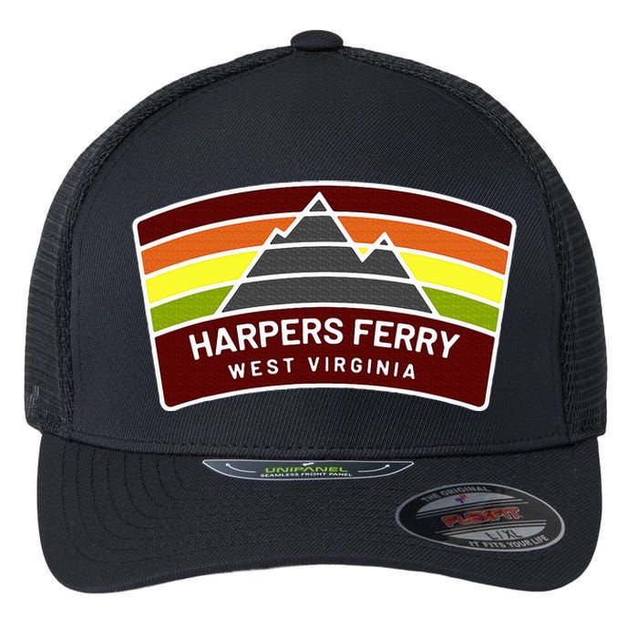 Harpers Ferry West Virginia Mountains Wv Vacation Souvenir Flexfit Unipanel Trucker Cap