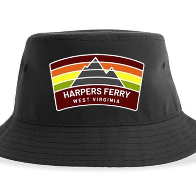 Harpers Ferry West Virginia Mountains Wv Vacation Souvenir Sustainable Bucket Hat