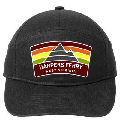 Harpers Ferry West Virginia Mountains Wv Vacation Souvenir 7-Panel Snapback Hat