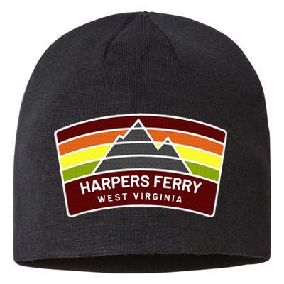 Harpers Ferry West Virginia Mountains Wv Vacation Souvenir Sustainable Beanie