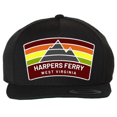 Harpers Ferry West Virginia Mountains Wv Vacation Souvenir Wool Snapback Cap