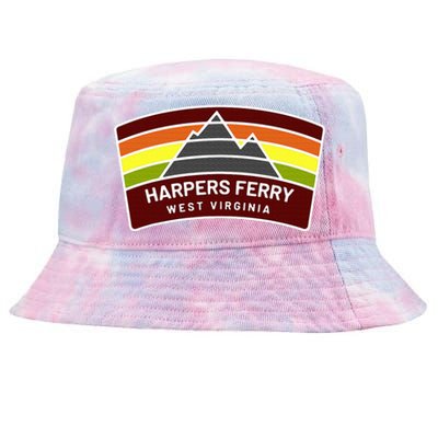 Harpers Ferry West Virginia Mountains Wv Vacation Souvenir Tie-Dyed Bucket Hat