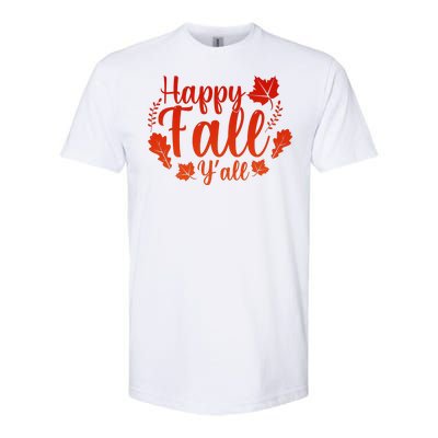 Happy Fall Yall Softstyle® CVC T-Shirt