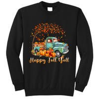 Happy Fall YAll Pumpkin Truck Autumn Tree Fall Thanksgiving Sweatshirt