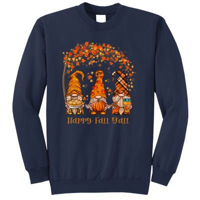 Happy Fall Y'all Gnome Autumn Gnomes Pumpkin Spice Season Sweatshirt