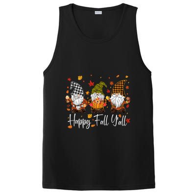 Happy Fall YAll Gnomes Pumpkin Autumn Thanksgiving PosiCharge Competitor Tank