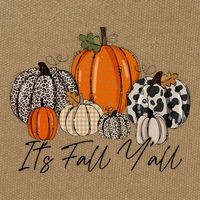 Happy Fall Y’all Pumpkin Leopard Its Fall Yall Thanksgiving Cotton Canvas Backpack