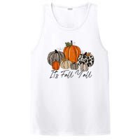 Happy Fall Y’all Pumpkin Leopard Its Fall Yall Thanksgiving PosiCharge Competitor Tank