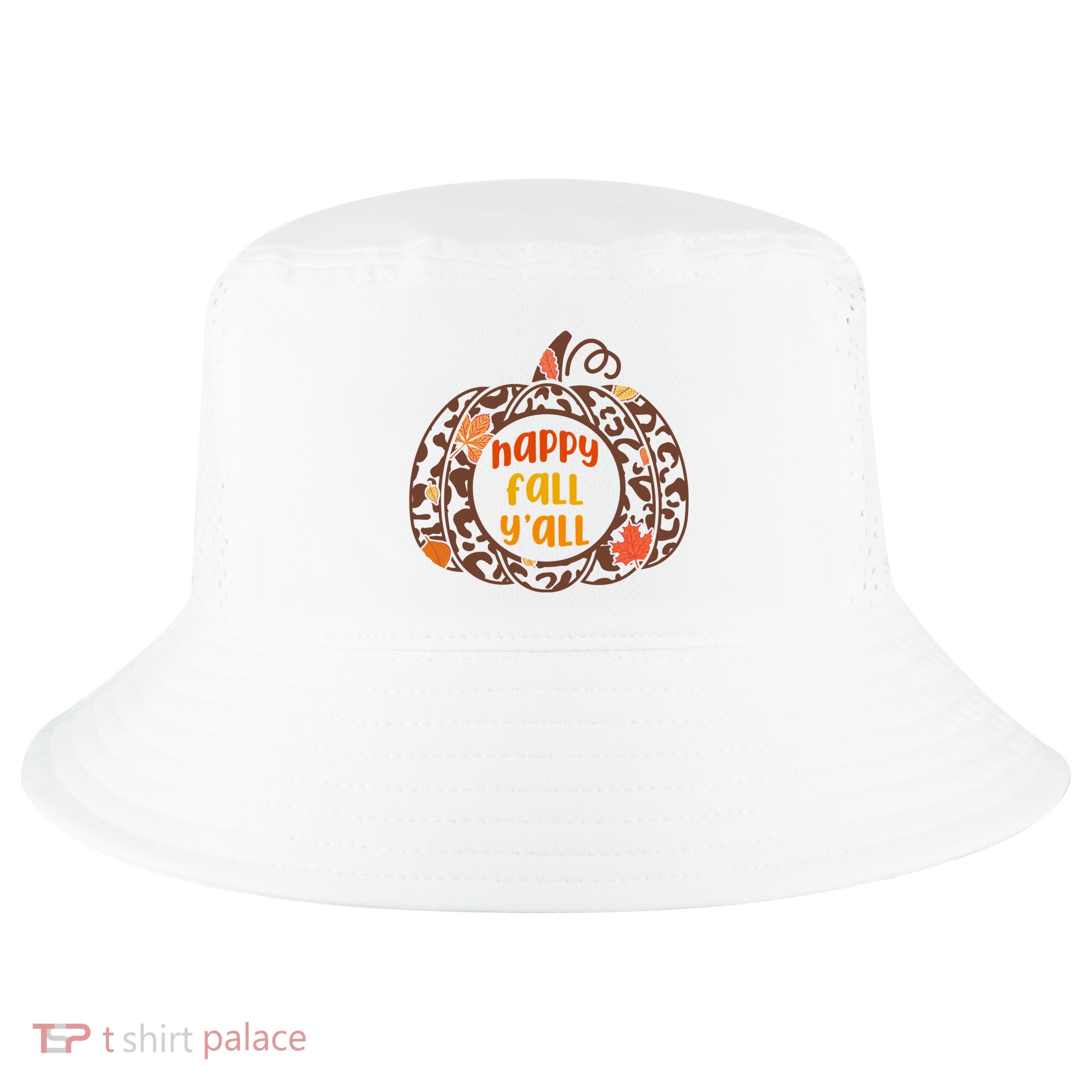 Happy Fall Yall Festive Pumpkin Cool Comfort Performance Bucket Hat