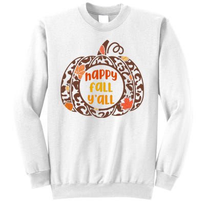 Happy Fall Yall Festive Pumpkin Sweatshirt