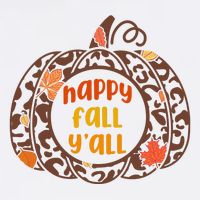Happy Fall Yall Festive Pumpkin 11oz C Handle Ceramic Mug