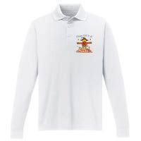 Happy Fall Yall Scarecrow Pumpkin Thanksgiving Halloween Performance Long Sleeve Polo