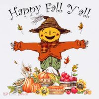 Happy Fall Yall Scarecrow Pumpkin Thanksgiving Halloween Flatbill Hat