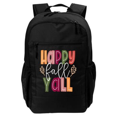 Happy Fall Yall Pumpkin Thanksgiving Halloween Cute Women Backpack