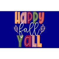 Happy Fall Yall Pumpkin Thanksgiving Halloween Cute Women Bumper Sticker