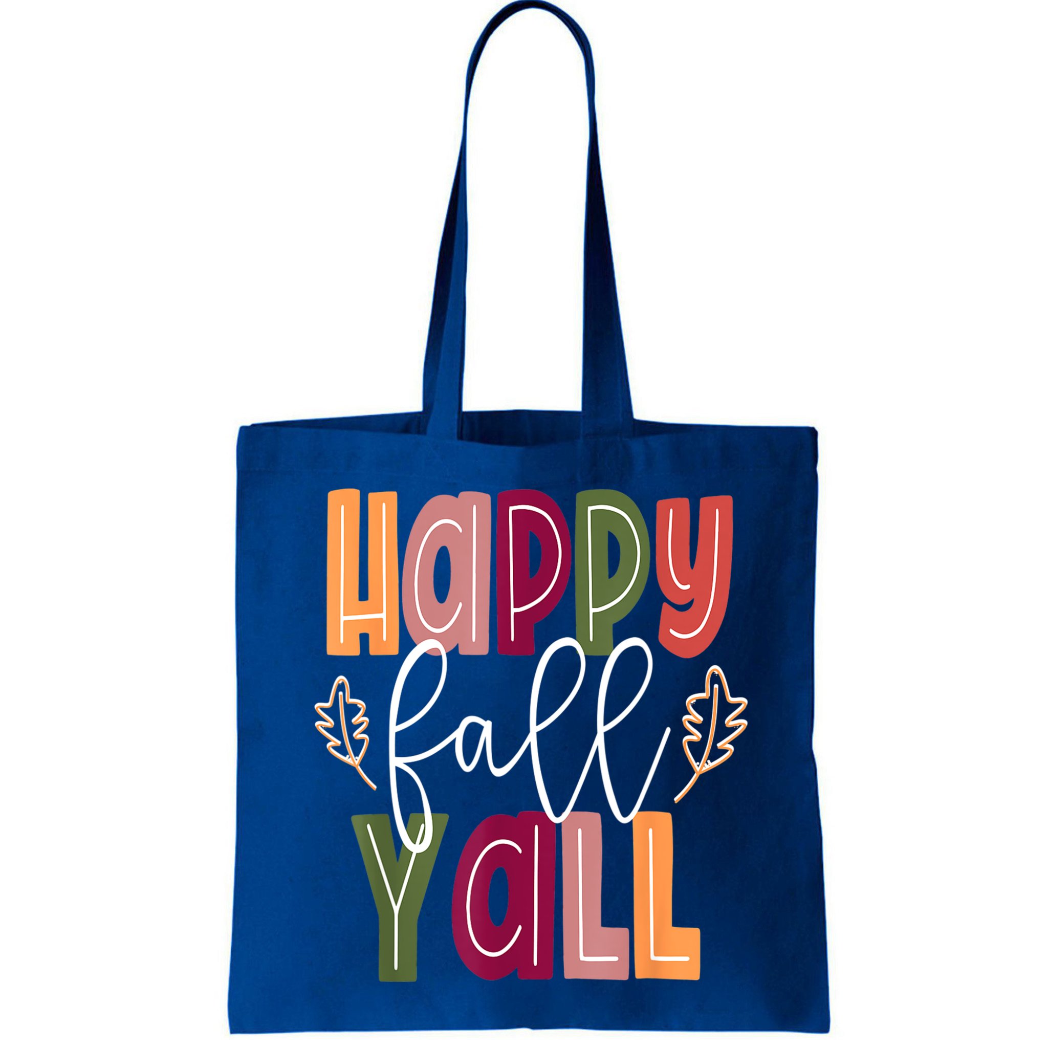 Happy Fall Yall Pumpkin Thanksgiving Halloween Cute Women Bag
