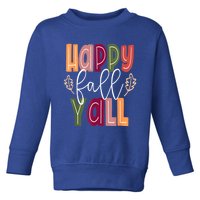 Happy Fall Yall Pumpkin Thanksgiving Halloween Cute Women Toddler Sweatshirt