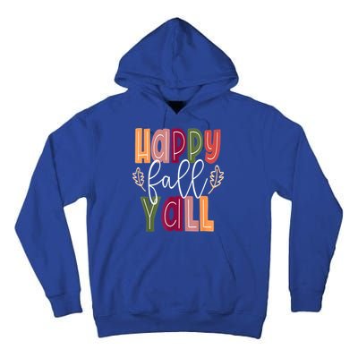 Happy Fall Yall Pumpkin Thanksgiving Halloween Cute Women Tall Hoodie