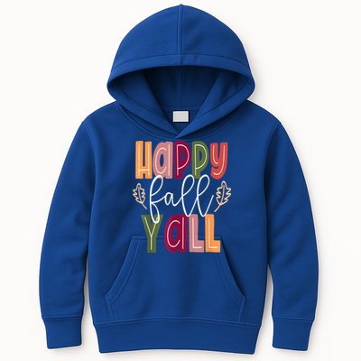 Happy Fall Yall Pumpkin Thanksgiving Halloween Cute Women Kids Hoodie