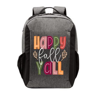 Happy Fall Yall Pumpkin Thanksgiving Halloween Cute Women Vector Backpack