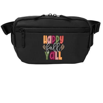 Happy Fall Yall Pumpkin Thanksgiving Halloween Cute Women Crossbody Pack