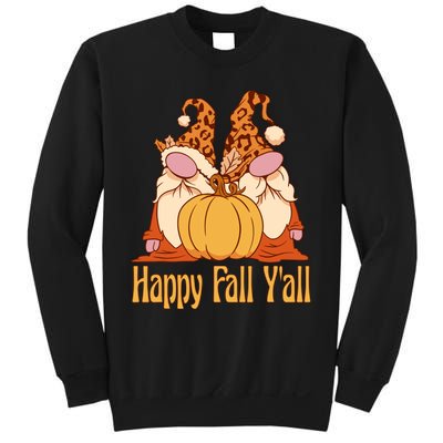 Happy Fall YAll Autumn Gnomes Pumpkin Spice Fall Leaves Sweatshirt