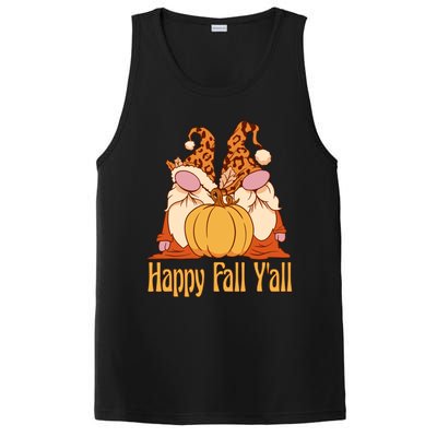 Happy Fall YAll Autumn Gnomes Pumpkin Spice Fall Leaves PosiCharge Competitor Tank