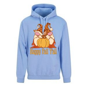 Happy Fall YAll Autumn Gnomes Pumpkin Spice Fall Leaves Unisex Surf Hoodie