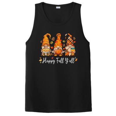 Happy Fall Yall Gnome Pumpkin Truck Autumn Thanksgiving PosiCharge Competitor Tank