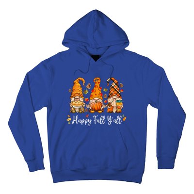 Happy Fall Yall Gnome Pumpkin Truck Autumn Thanksgiving Hoodie