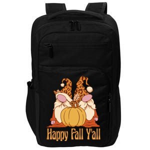 Happy Fall Y'all Gnome Cute Pumpkin Impact Tech Backpack