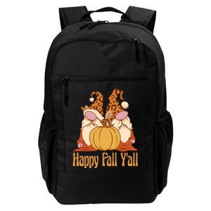 Happy Fall Y'all Gnome Cute Pumpkin Daily Commute Backpack