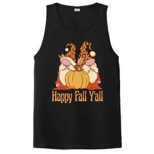 Happy Fall Y'all Gnome Cute Pumpkin PosiCharge Competitor Tank