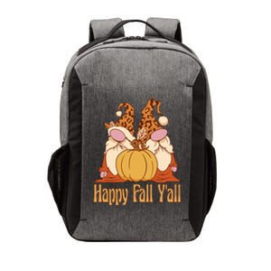 Happy Fall Y'all Gnome Cute Pumpkin Vector Backpack