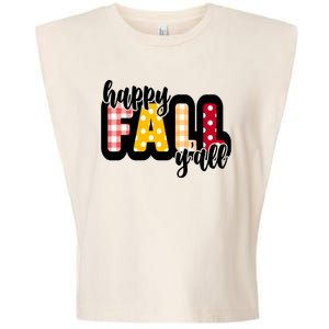 Happy Fall Yall Cozy Garment-Dyed Women's Muscle Tee