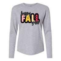 Happy Fall Yall Cozy Womens Cotton Relaxed Long Sleeve T-Shirt