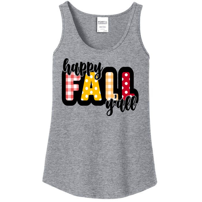 Happy Fall Yall Cozy Ladies Essential Tank