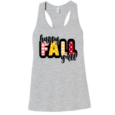 Happy Fall Yall Cozy Women's Racerback Tank