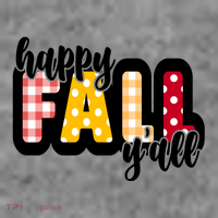 Happy Fall Yall Cozy Kids T-Shirt