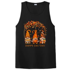 Happy Fall Yall Gnome Autumn Gnomes Pumpkin Spice Season PosiCharge Competitor Tank